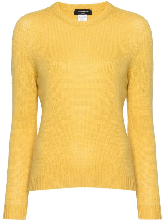 Fabiana Filippi Sweaters Yellow Topwear Fabiana Filippi