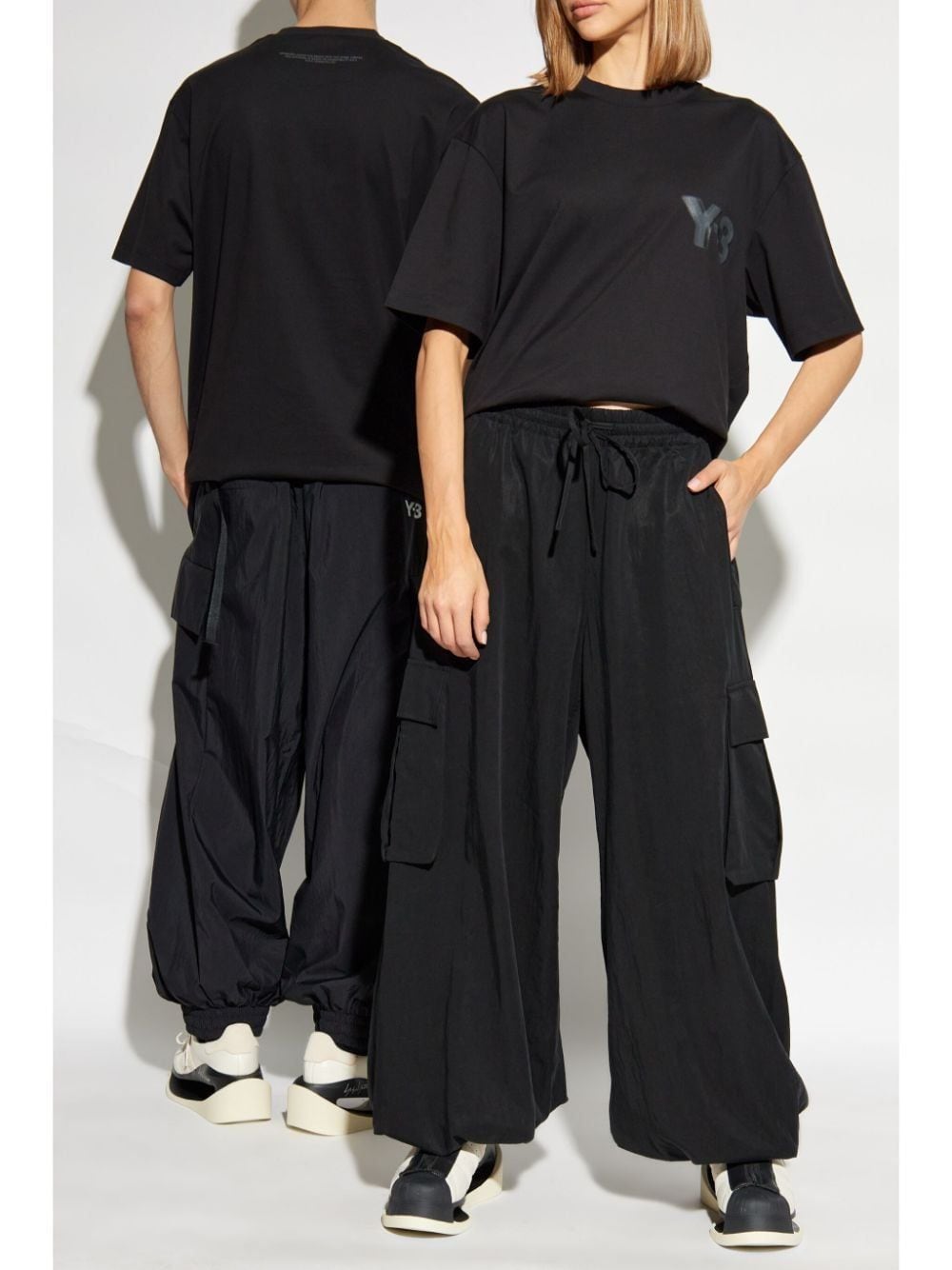 Y-3 Y-3 T-shirts and Polos Black Topwear Y-3