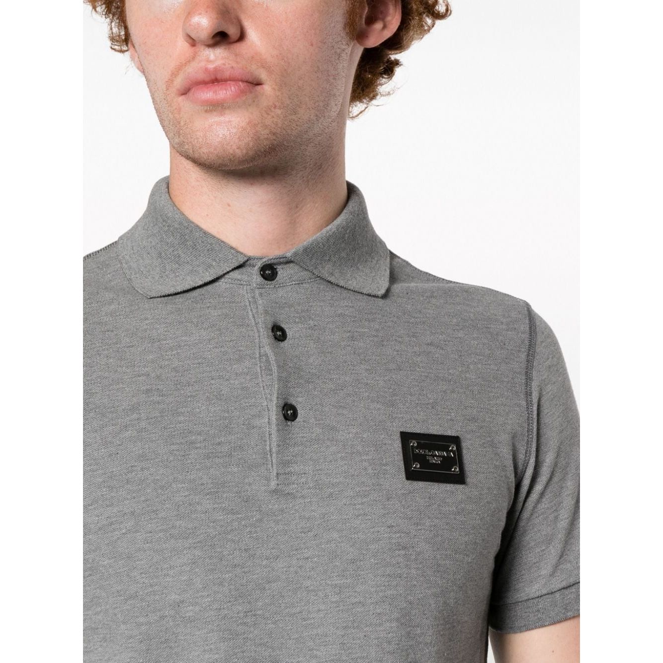 Dolce & Gabbana T-shirts and Polos Grey Topwear Dolce & Gabbana