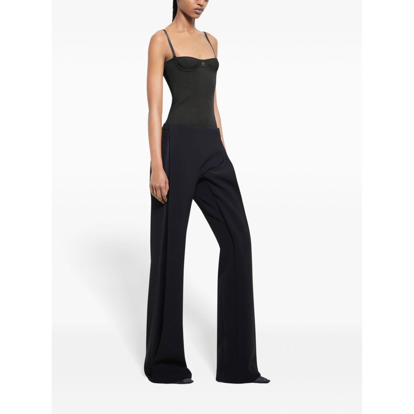 032C Courreges Trousers Black Trousers 032C