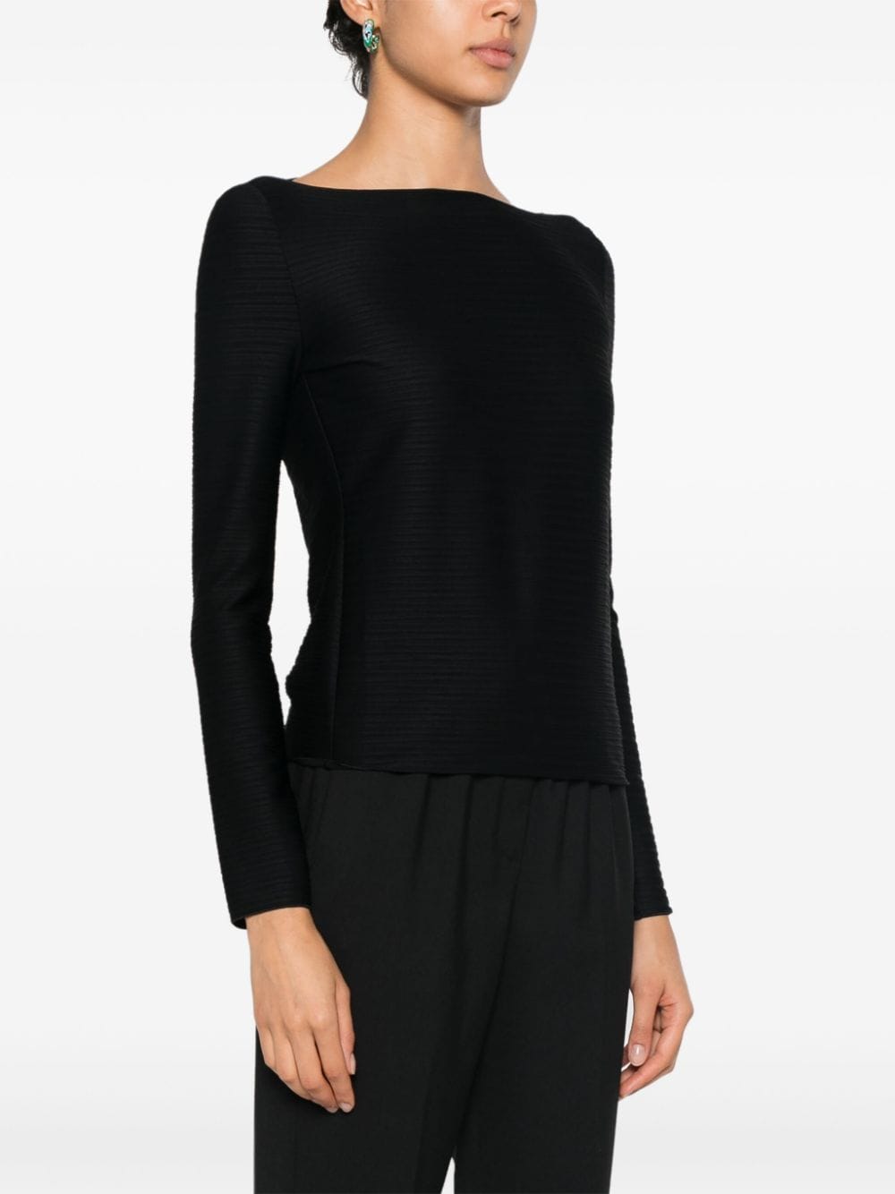 Emporio Armani Sweaters Black Topwear Emporio Armani