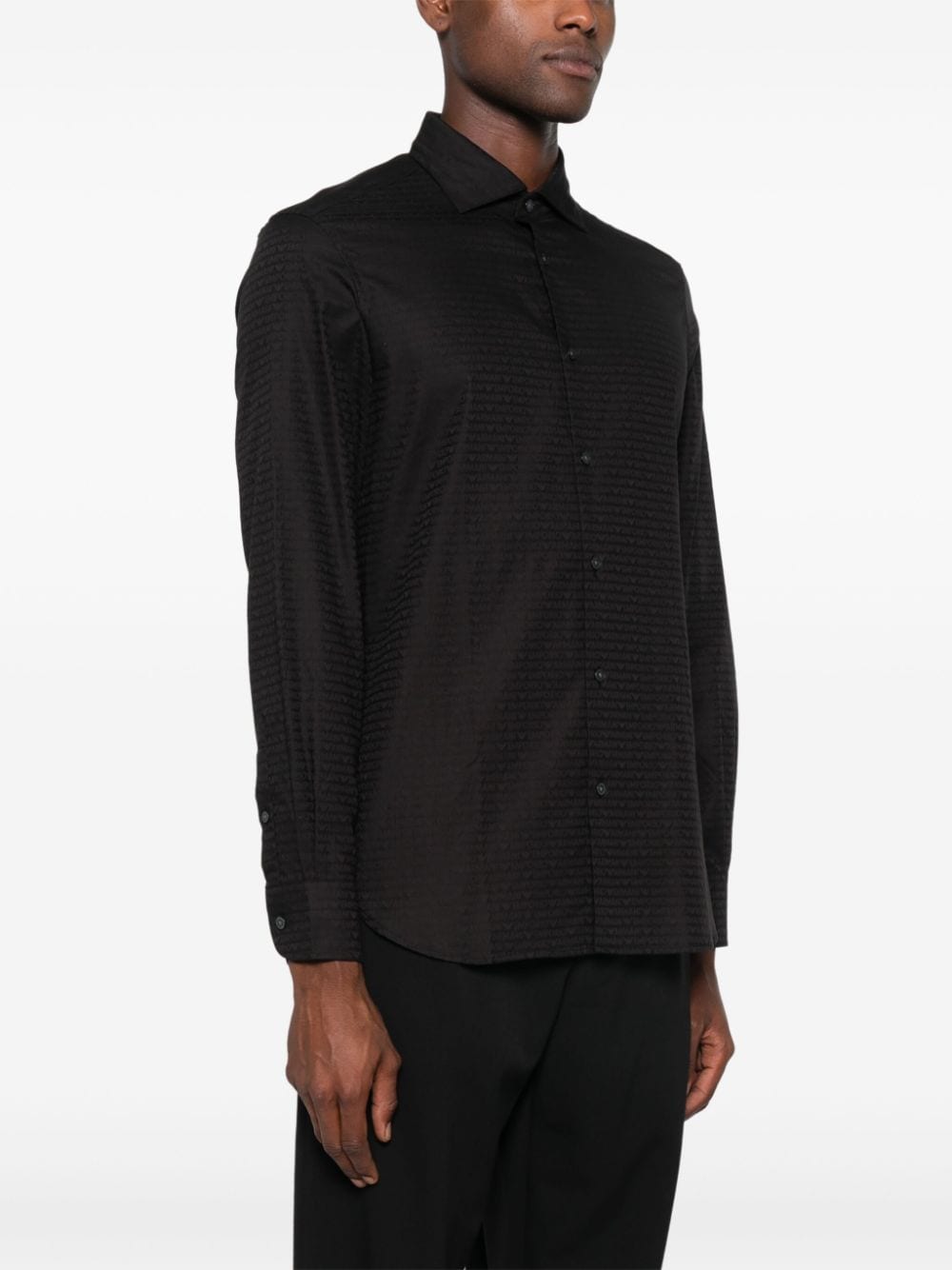 Emporio Armani Shirts Black Shirts Emporio Armani