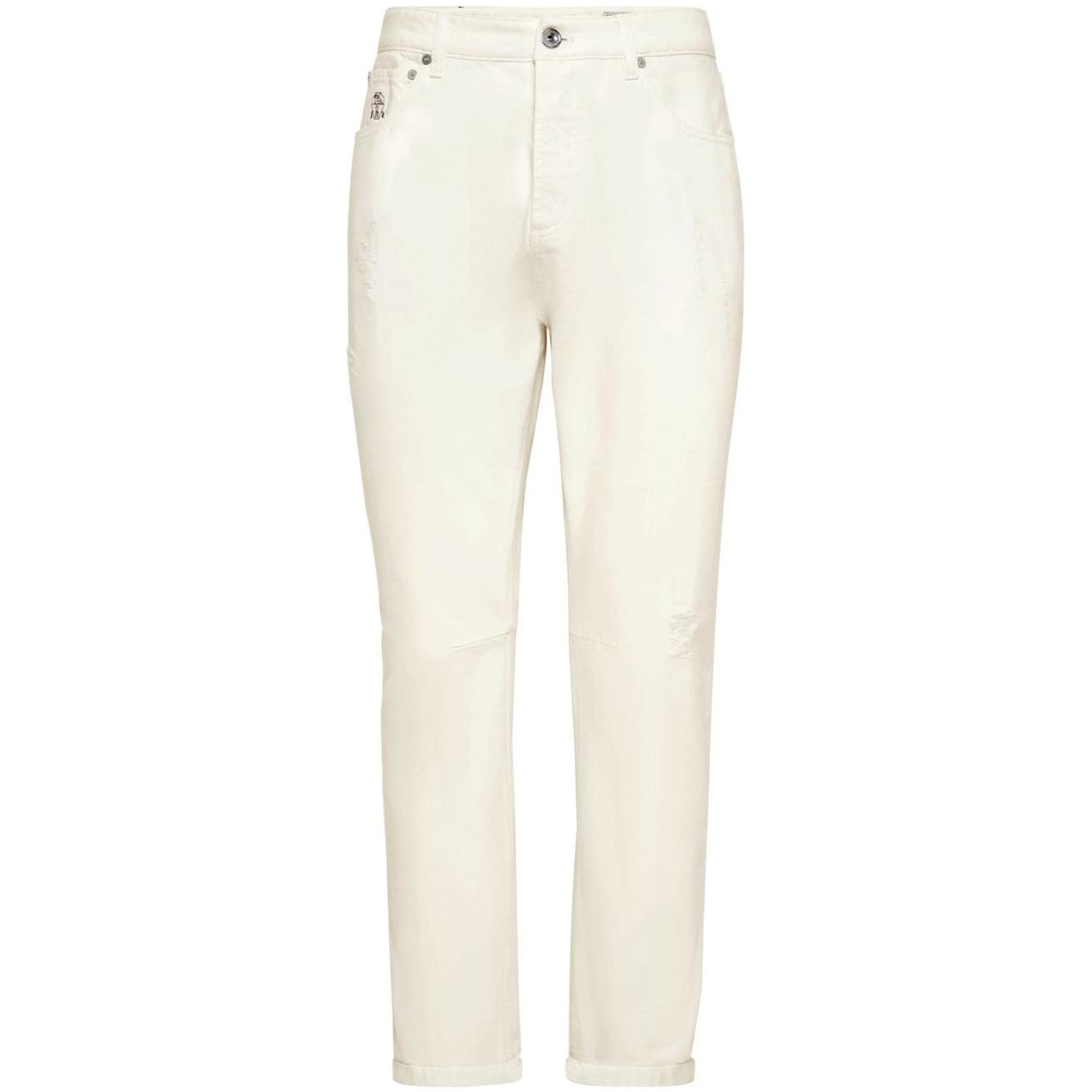 Brunello Cucinelli Jeans White Jeans Brunello Cucinelli