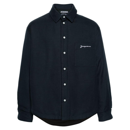 JACQUEMUS Shirts Blue Shirts JACQUEMUS