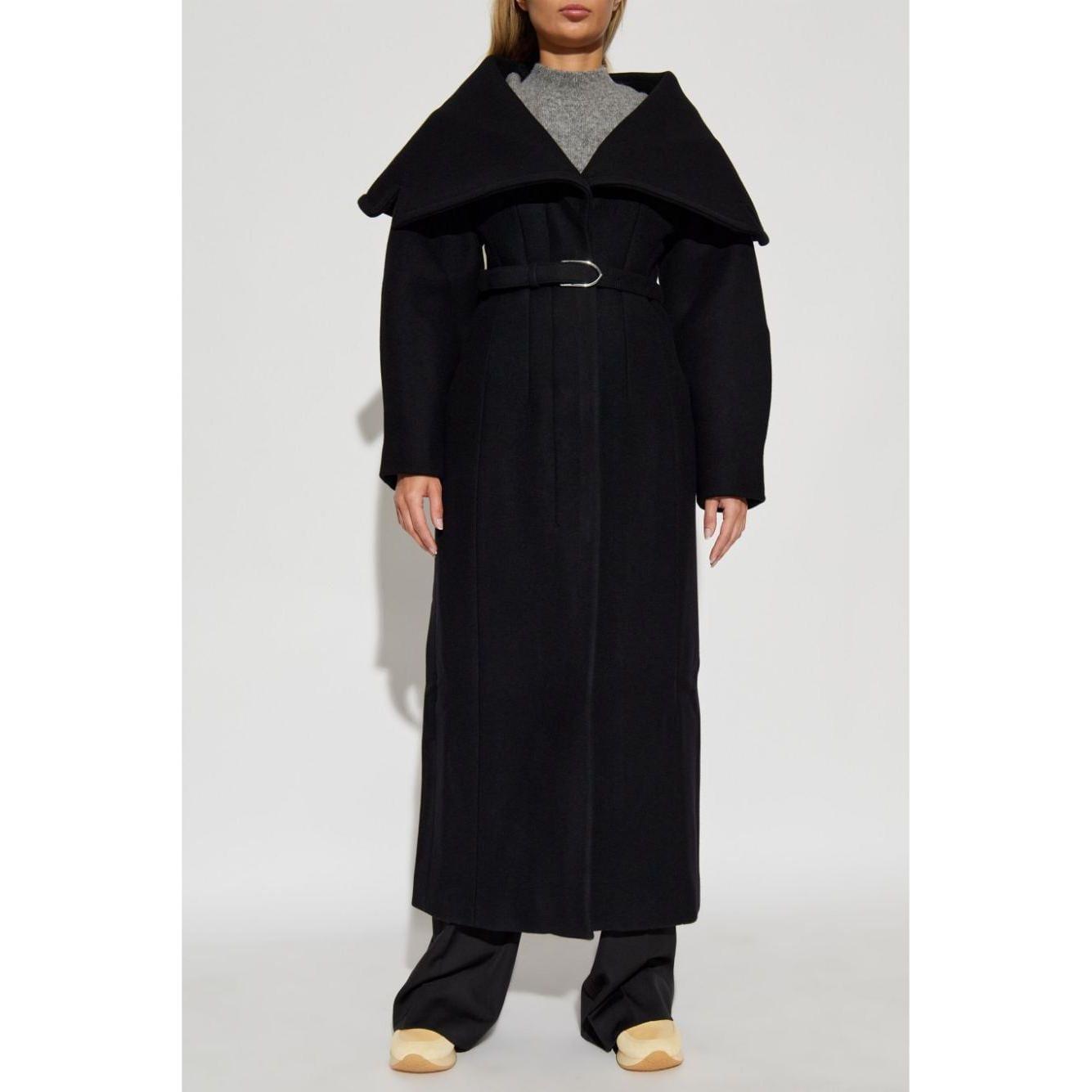 JACQUEMUS Coats Black