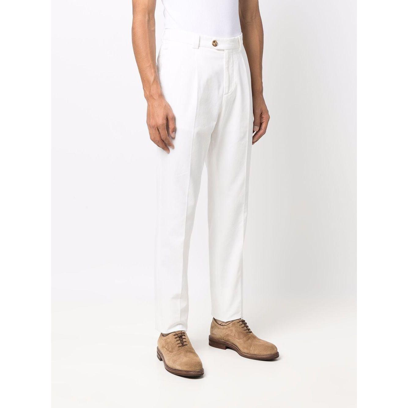 Brunello Cucinelli Trousers White Trousers Brunello Cucinelli