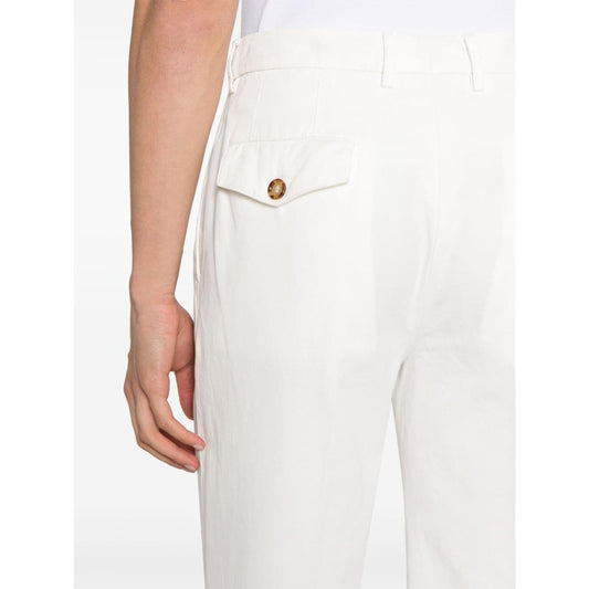 Brunello Cucinelli Trousers White Trousers Brunello Cucinelli