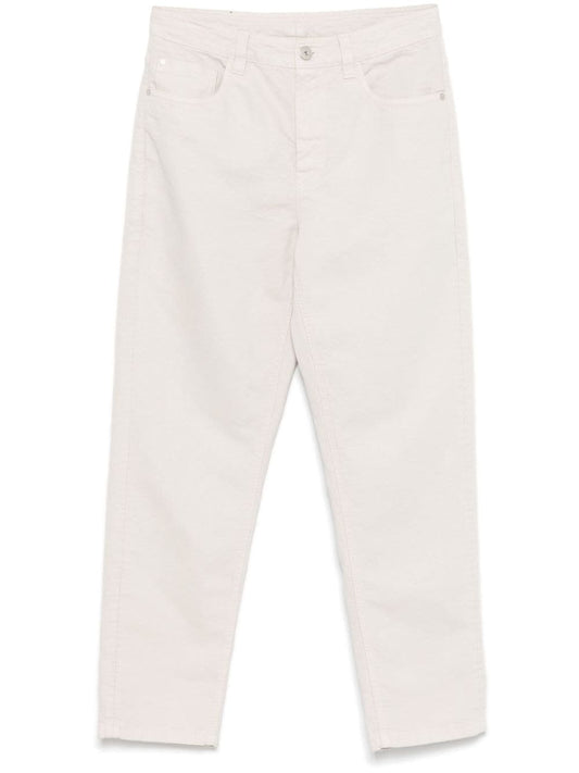 Brunello Cucinelli Trousers White Trousers Brunello Cucinelli