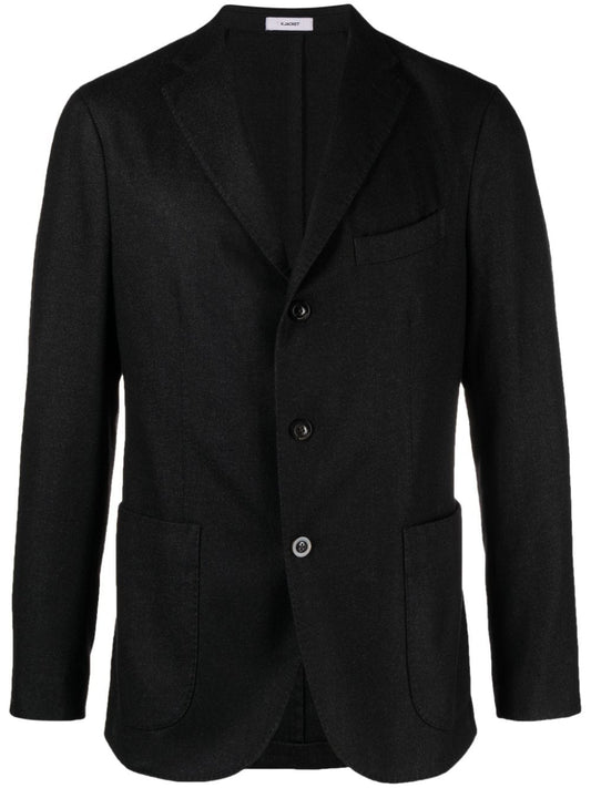 Boglioli wool dart detailing men Jackets Black Jackets Boglioli