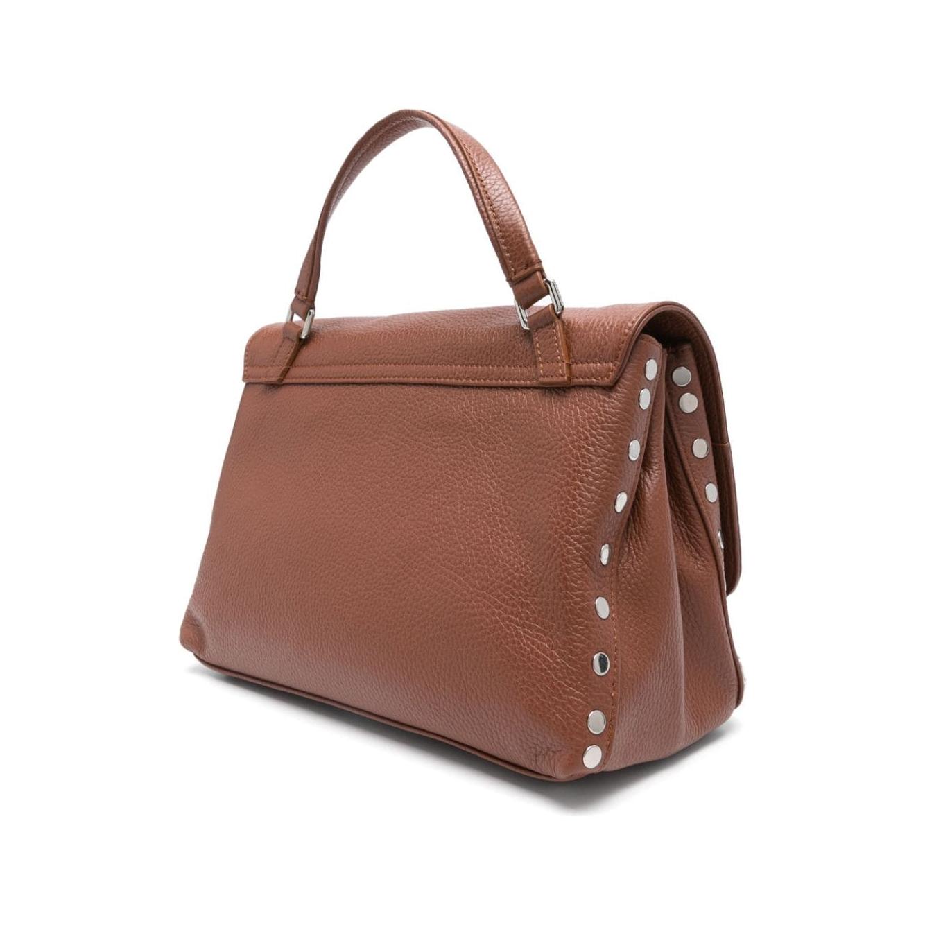 Zanellato brown leather pebbled texture Bag Handbag Zanellato