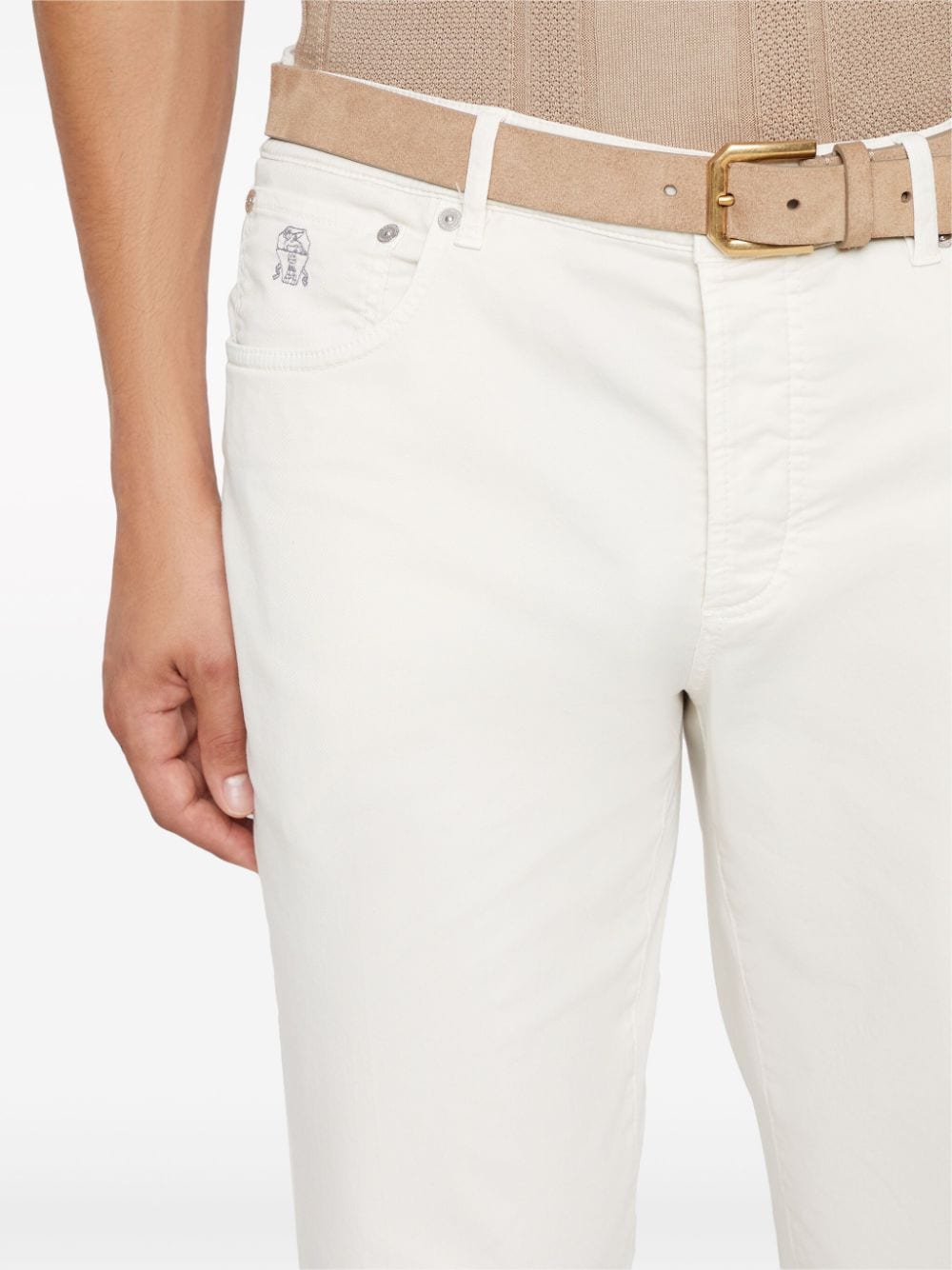 Brunello Cucinelli Trousers White