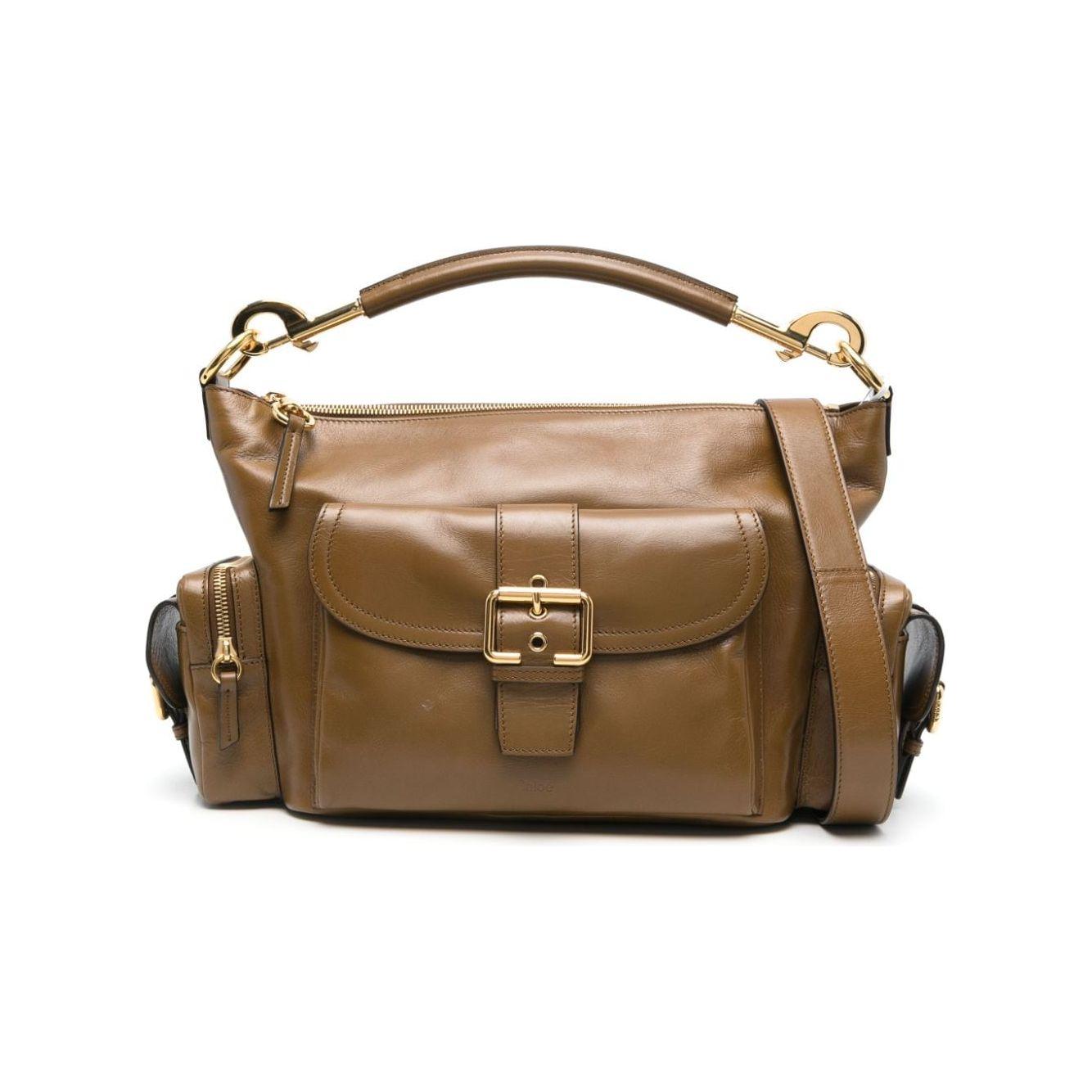 Chloè khaki calf leather smooth grain Bag Shoulder Chloè