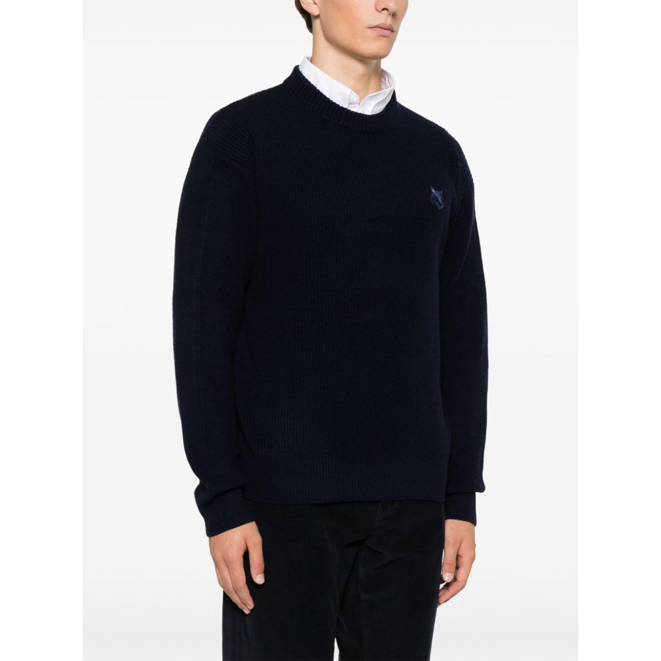 MAISON KITSUNE' Sweaters Blue Topwear Maison Kitsune