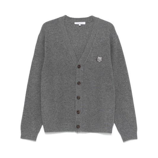 MAISON KITSUNE' Sweaters Grey Topwear Maison Kitsune'