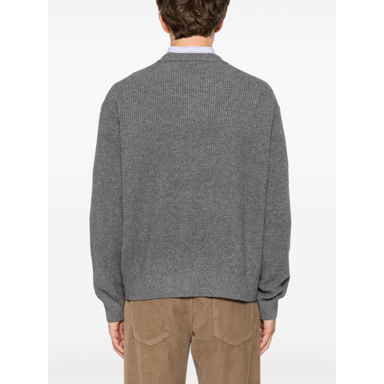 MAISON KITSUNE' Sweaters Grey Topwear Maison Kitsune