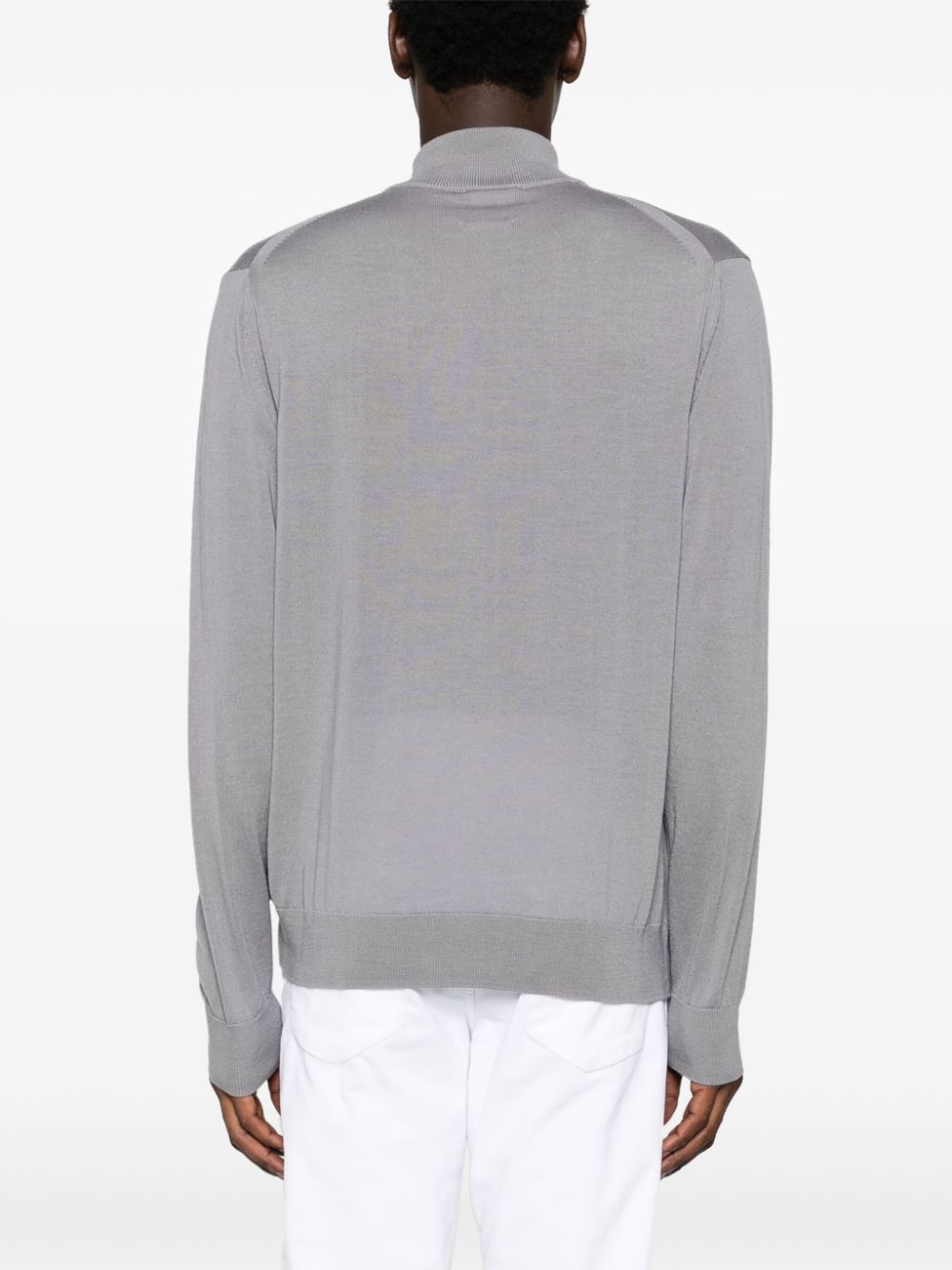 Emporio Armani Sweaters Grey Topwear Emporio Armani