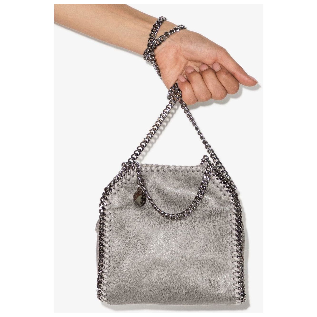 Stella McCartney mini Falabella Tote Bag Grey Shoulder Stella McCartney