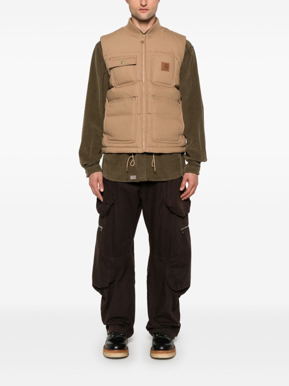 CARHARTT WIP MAIN Jackets Dove Grey Vests Carhartt Wip Main