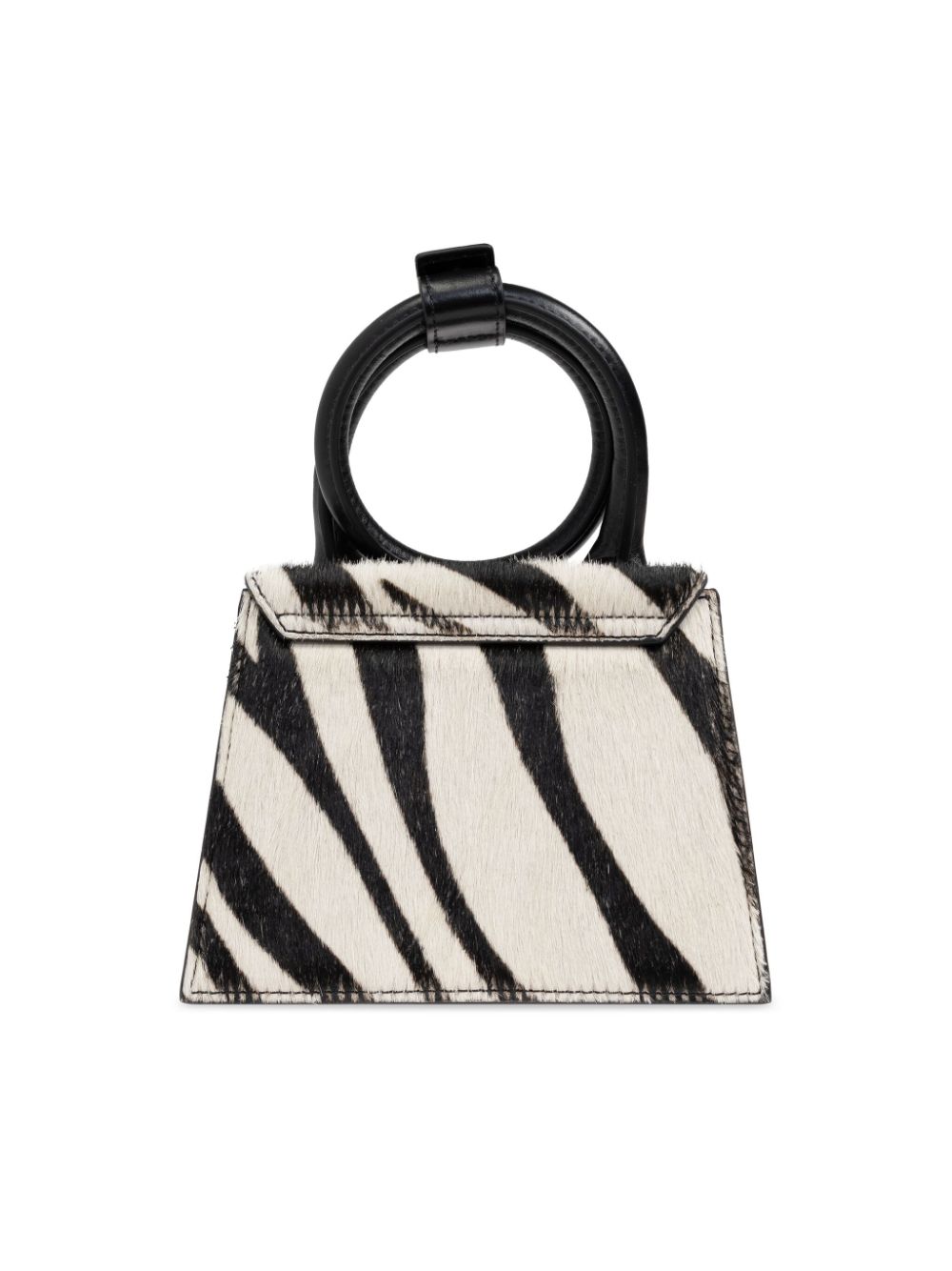 JACQUEMUS calf hair zebra print Bag Handbag JACQUEMUS