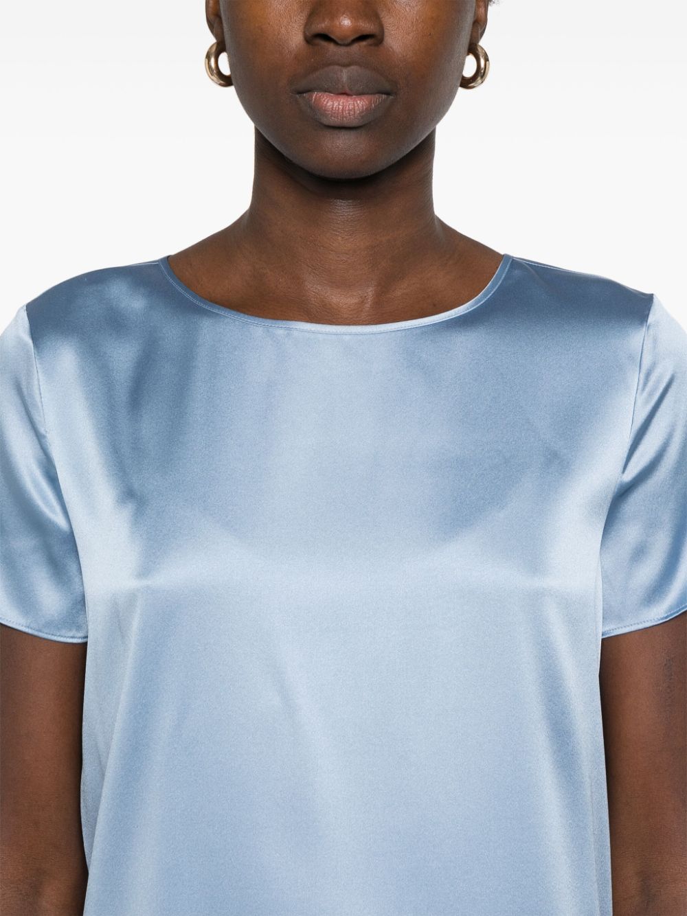 Emporio Armani Top Clear Blue Topwear Emporio Armani