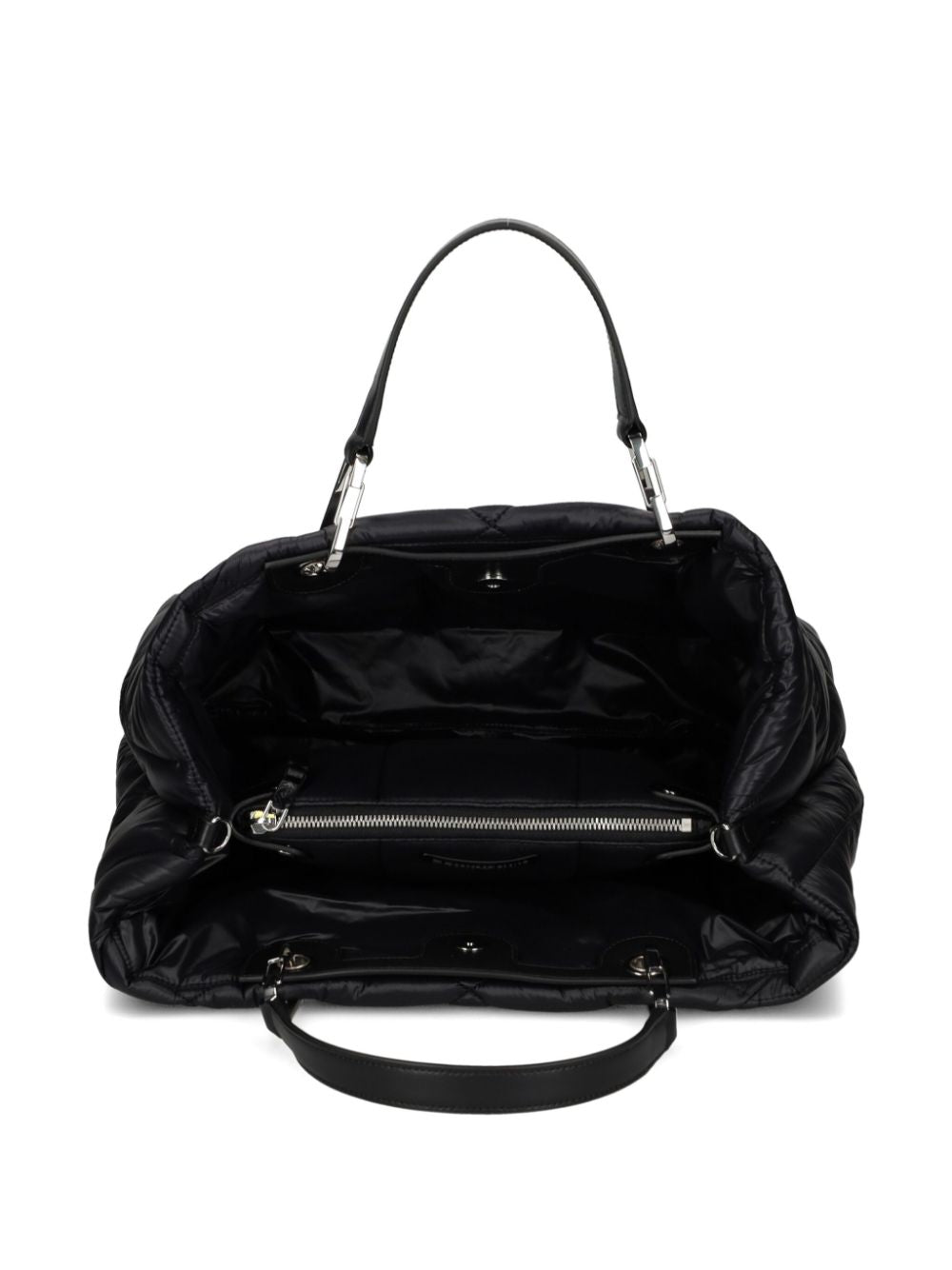 Emporio Armani black quilted Nylon Bag Shopper Emporio Armani