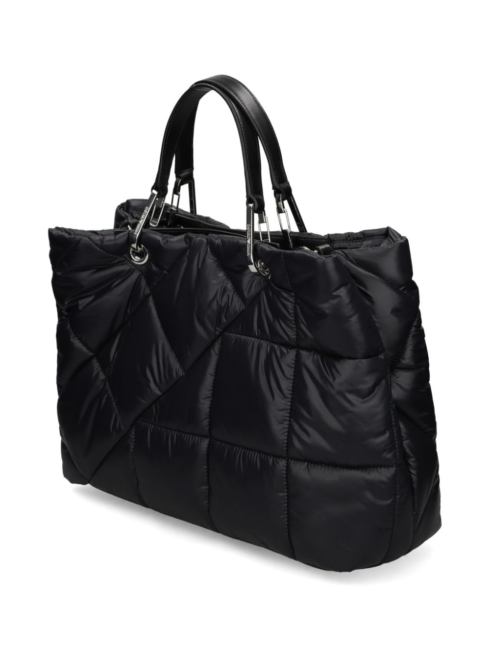 Emporio Armani black quilted Nylon Bag Shopper Emporio Armani