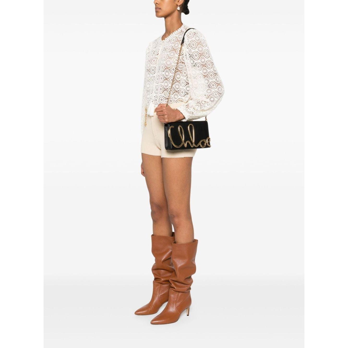 Chloè Chloé Iconic Crossbody Bag Shoulder Chloè White Smoke