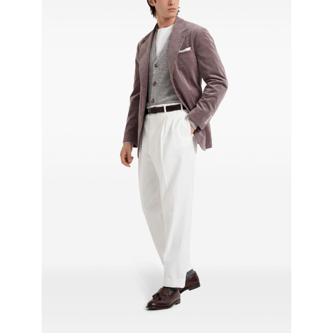 Brunello Cucinelli Trousers White Trousers Brunello Cucinelli