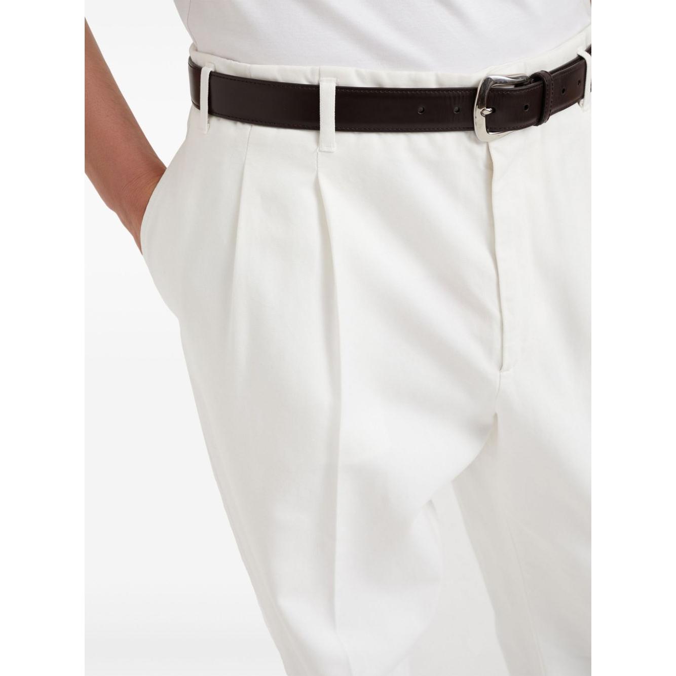 Brunello Cucinelli Trousers White Trousers Brunello Cucinelli