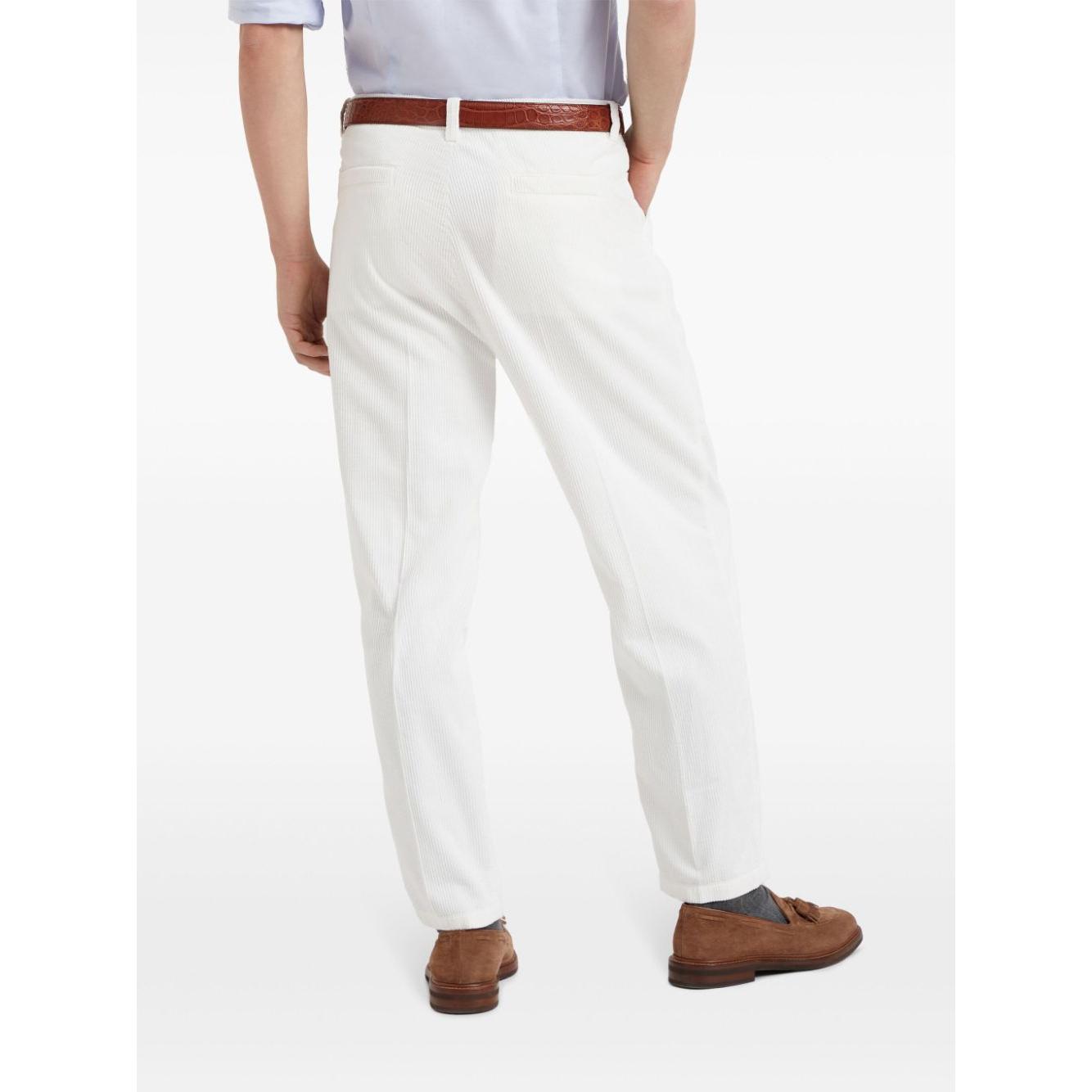 Brunello Cucinelli Trousers White Trousers Brunello Cucinelli