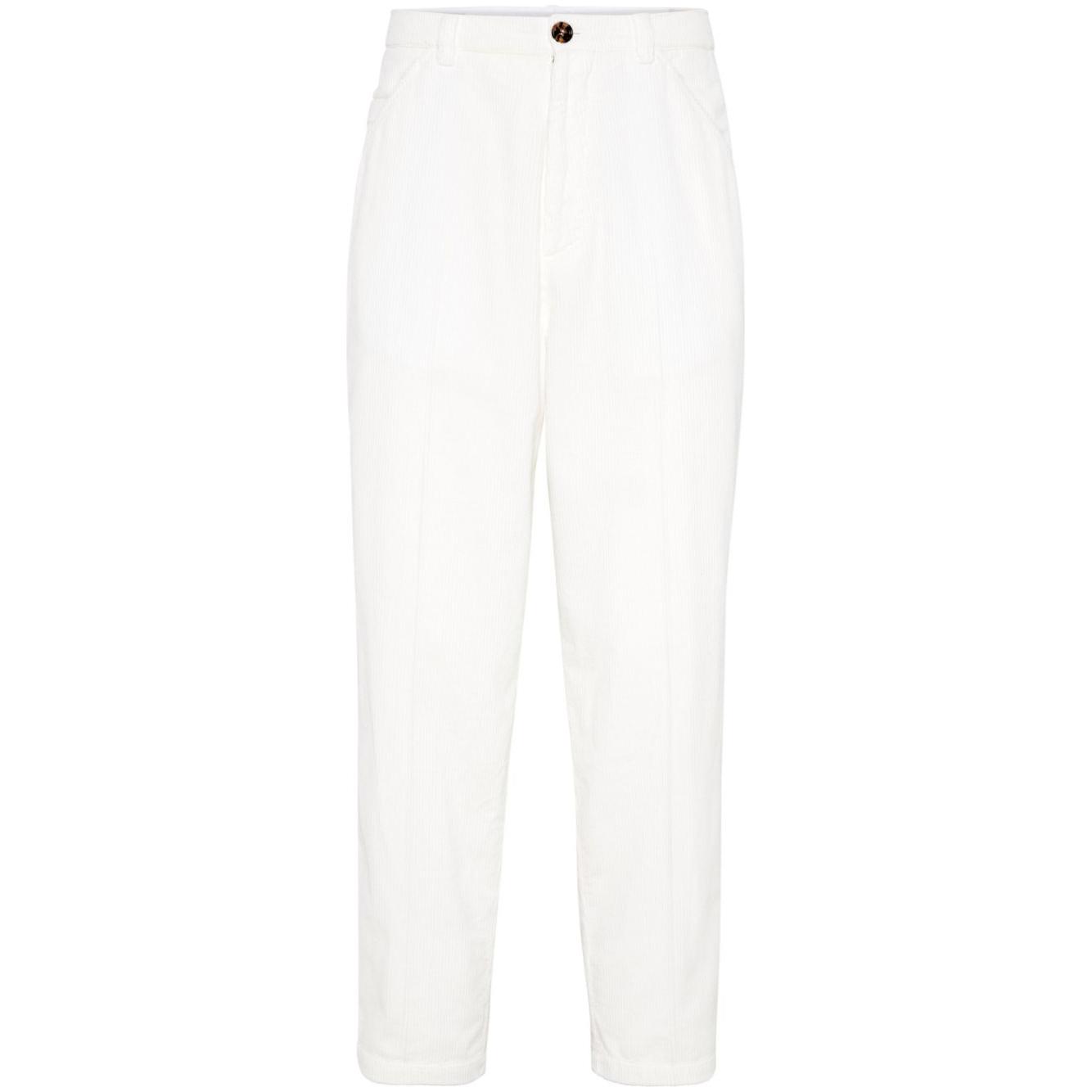 Brunello Cucinelli Trousers White Trousers Brunello Cucinelli