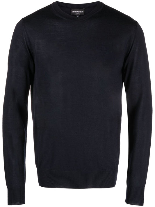 Emporio Armani Sweaters Blue Topwear Emporio Armani