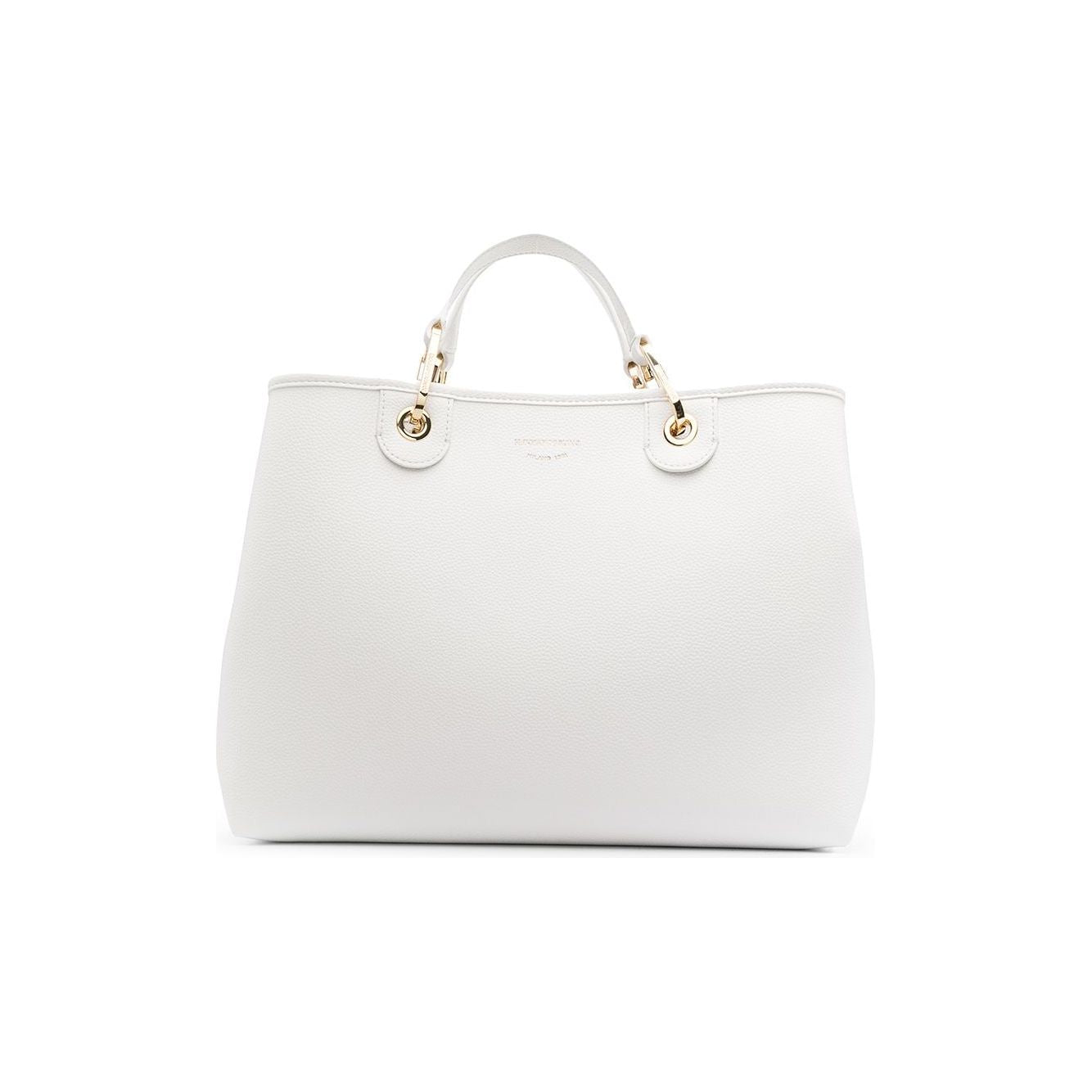Front view with bag zipped and handles upright.