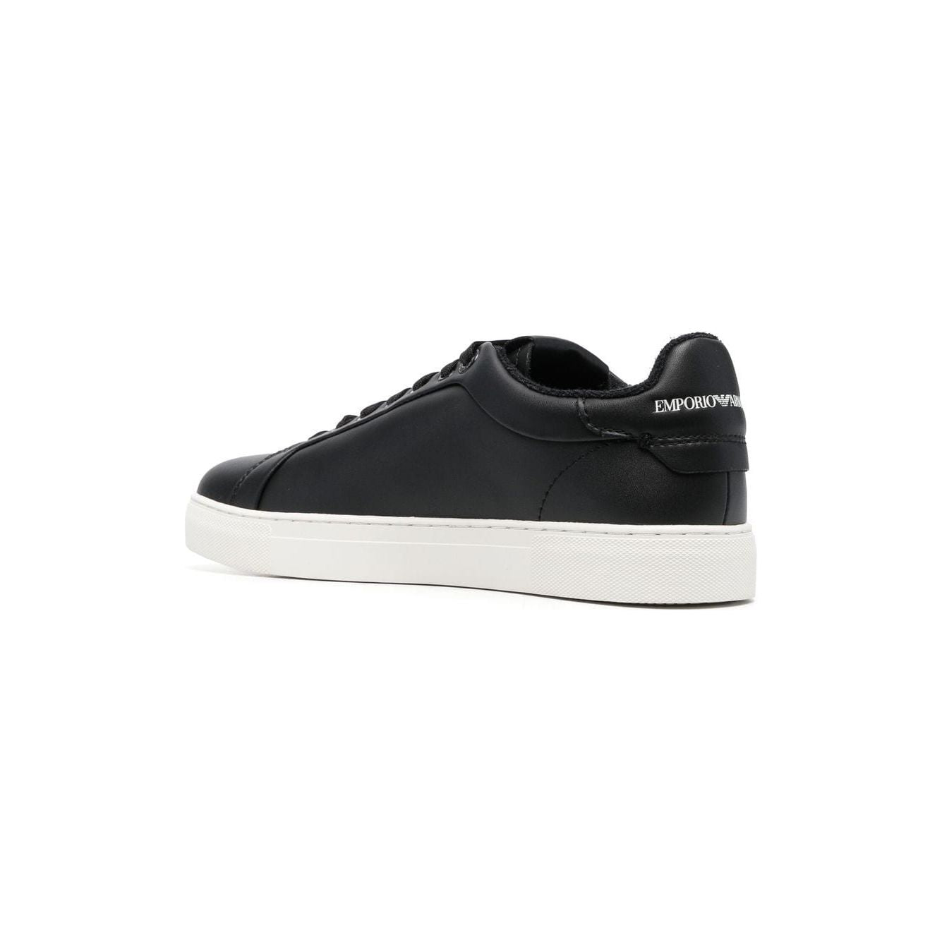 Emporio Armani logo print lace-up sneaker Sneakers Emporio Armani Dark Slate Gray