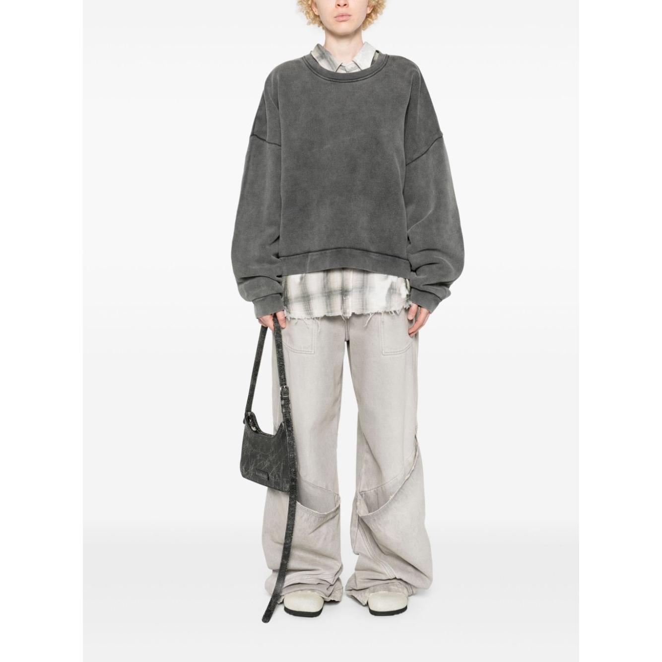 Acne Studios logo label sweatshirt Topwear Acne Studios White Smoke