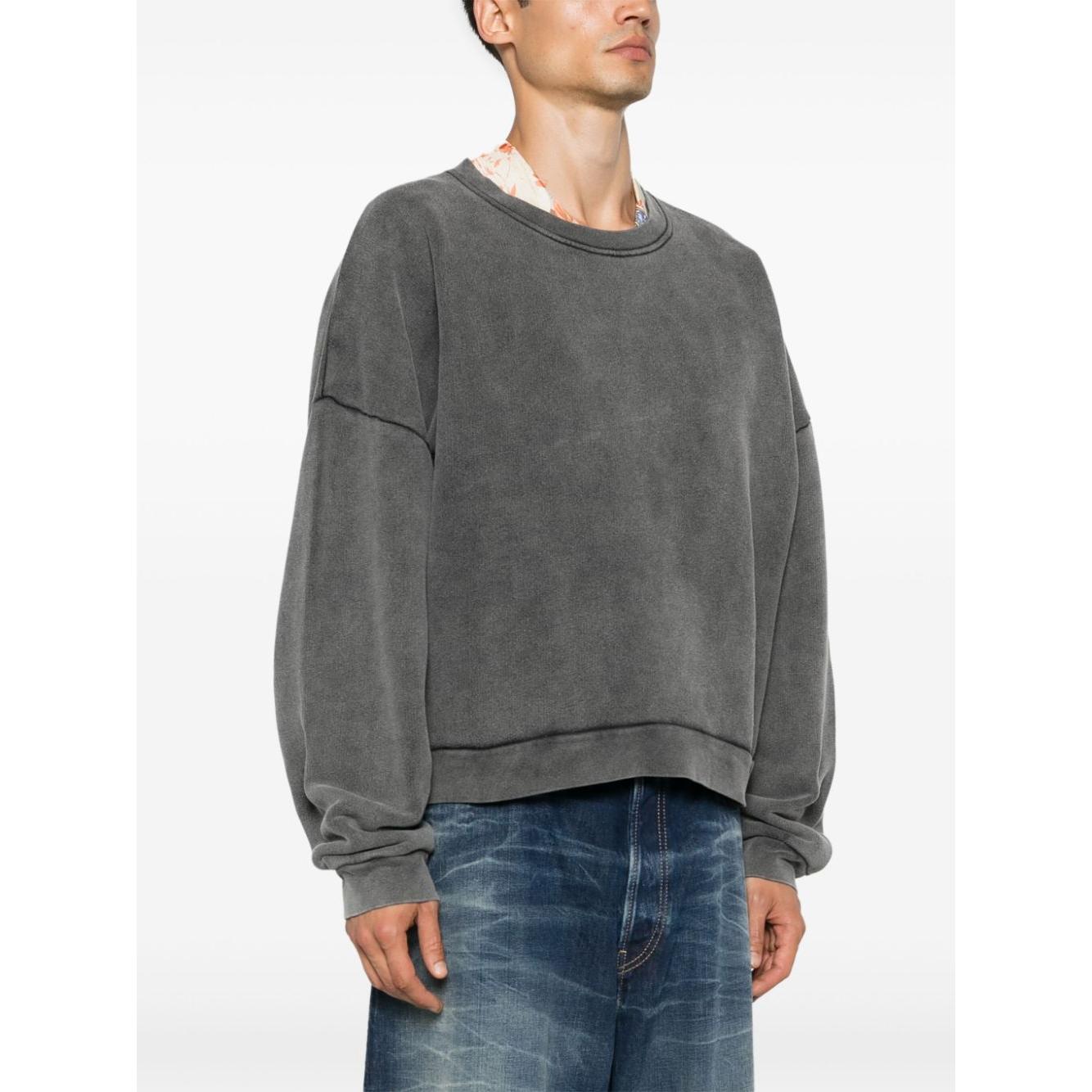 Acne Studios logo label sweatshirt Topwear Acne Studios White Smoke