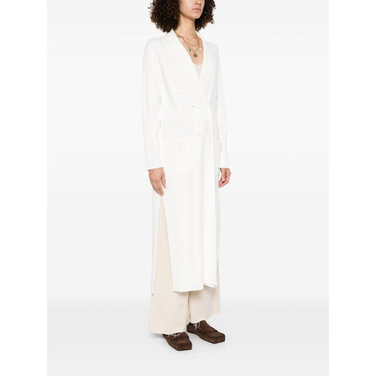Parosh double-breasted coat Jackets Parosh White Smoke