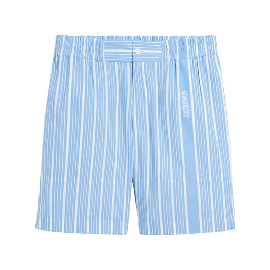 JACQUEMUS Shorts Clear Blue