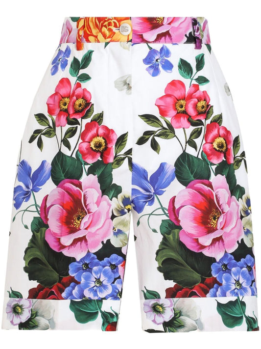 Dolce & Gabbana floral print shorts