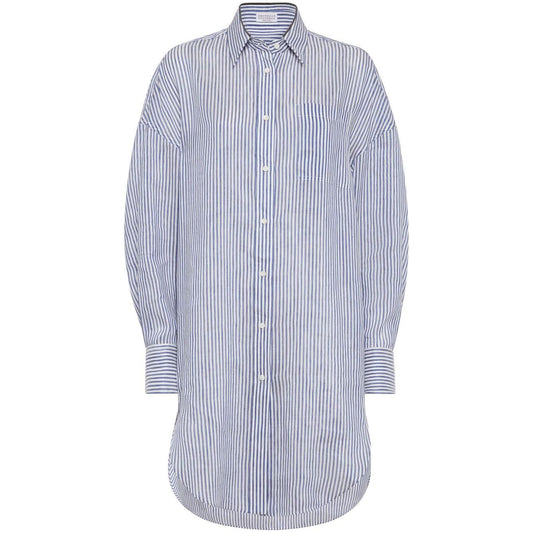 Brunello Cucinelli Shirts Clear Blue Shirts Brunello Cucinelli Gray