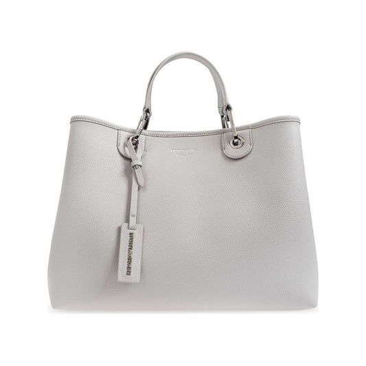 Emporio Armani Medium MyEA shopper bag with deer print Shopper Emporio Armani Gray