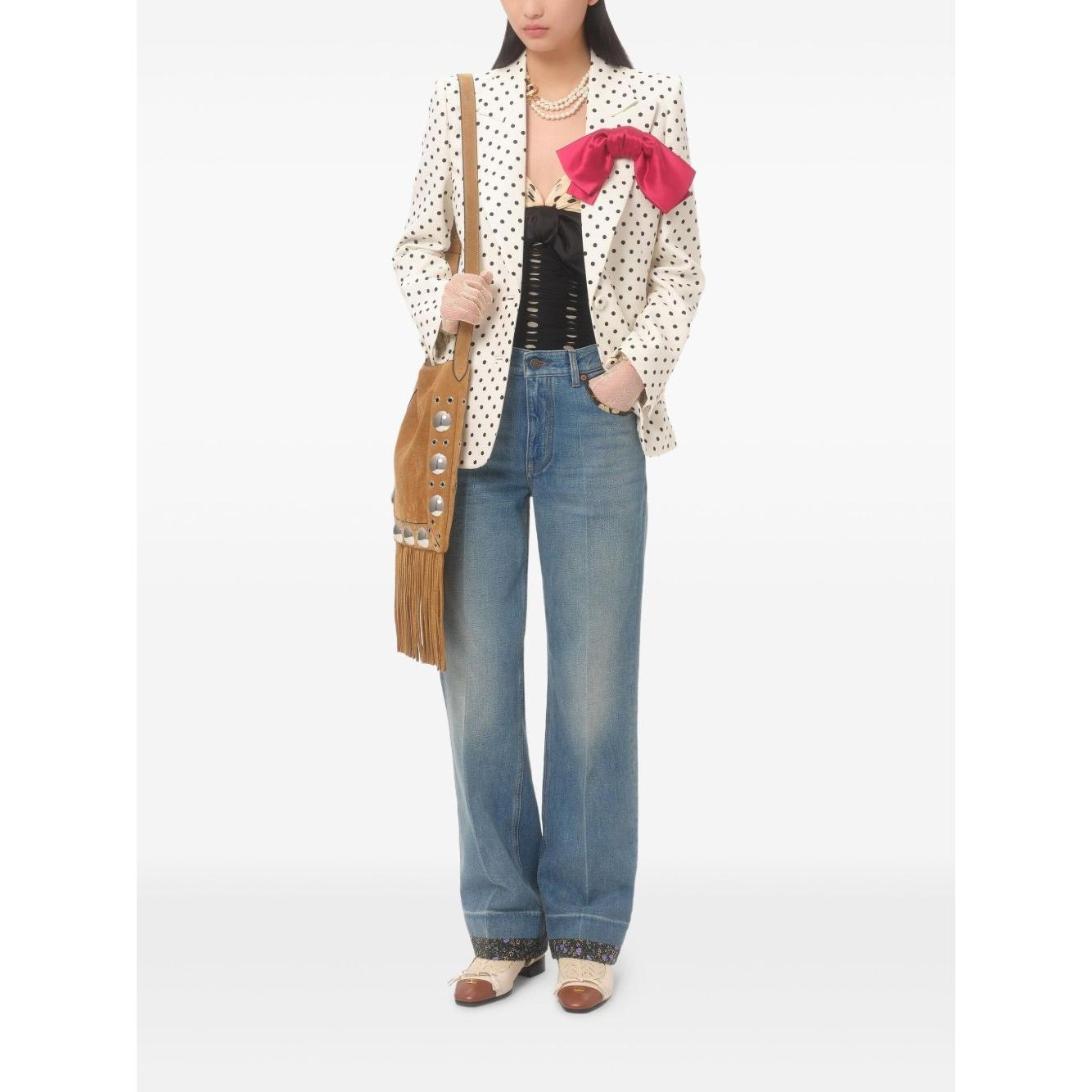 Valentino Jeans Blue Jeans Valentino White Smoke