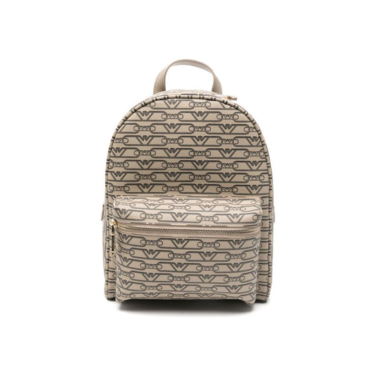 Emporio Armani Mini backpack with monogram print