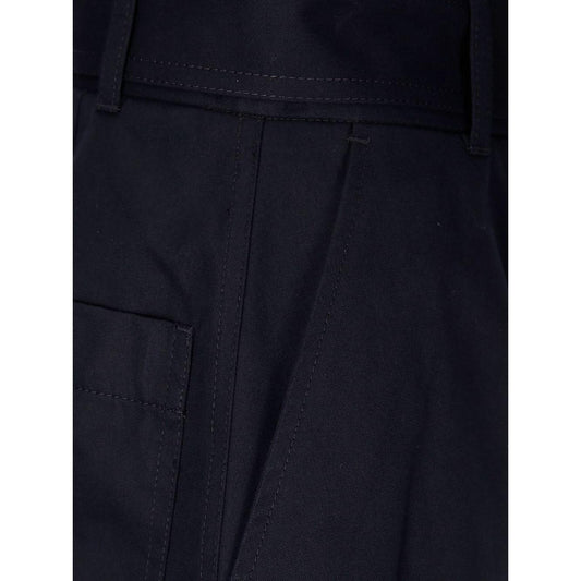 STUDIO NICHOLSON Trousers Blue Trousers Studio Nicholson Black