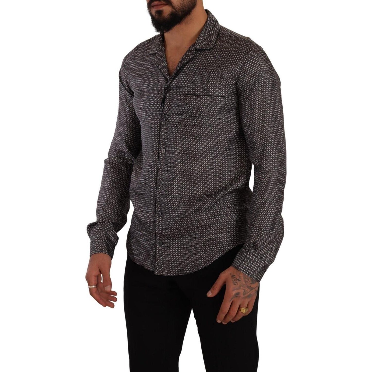 Dolce & Gabbana Elegant Silk Button Down Shirt Dolce & Gabbana