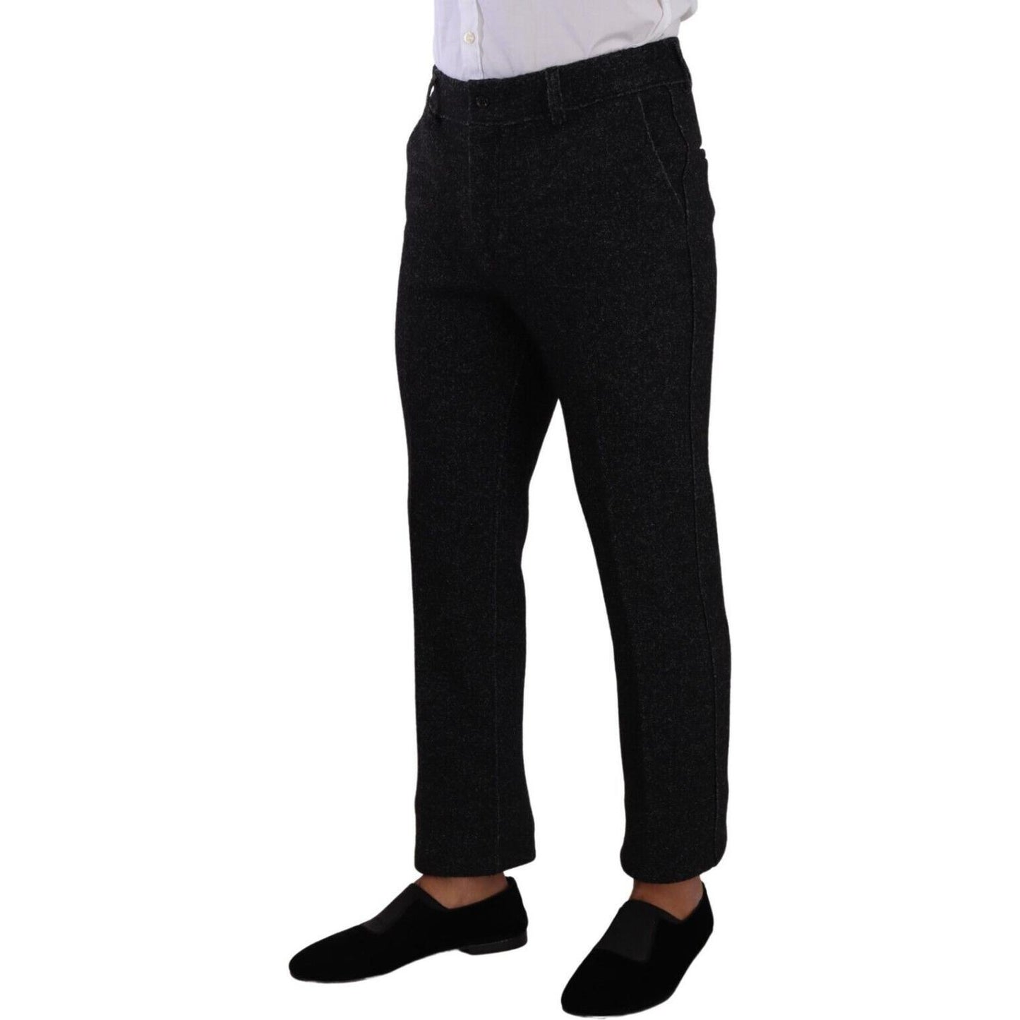 Dolce & Gabbana Elegant Wool Blend Dress Pants Dolce & Gabbana