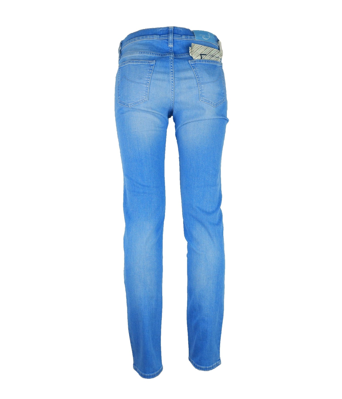 Jacob Cohen Elegant Light Blue Elasticized Denim Jacob Cohen