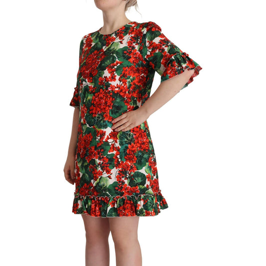 Dolce & Gabbana Floral Mini Enchantment Dress Dolce & Gabbana