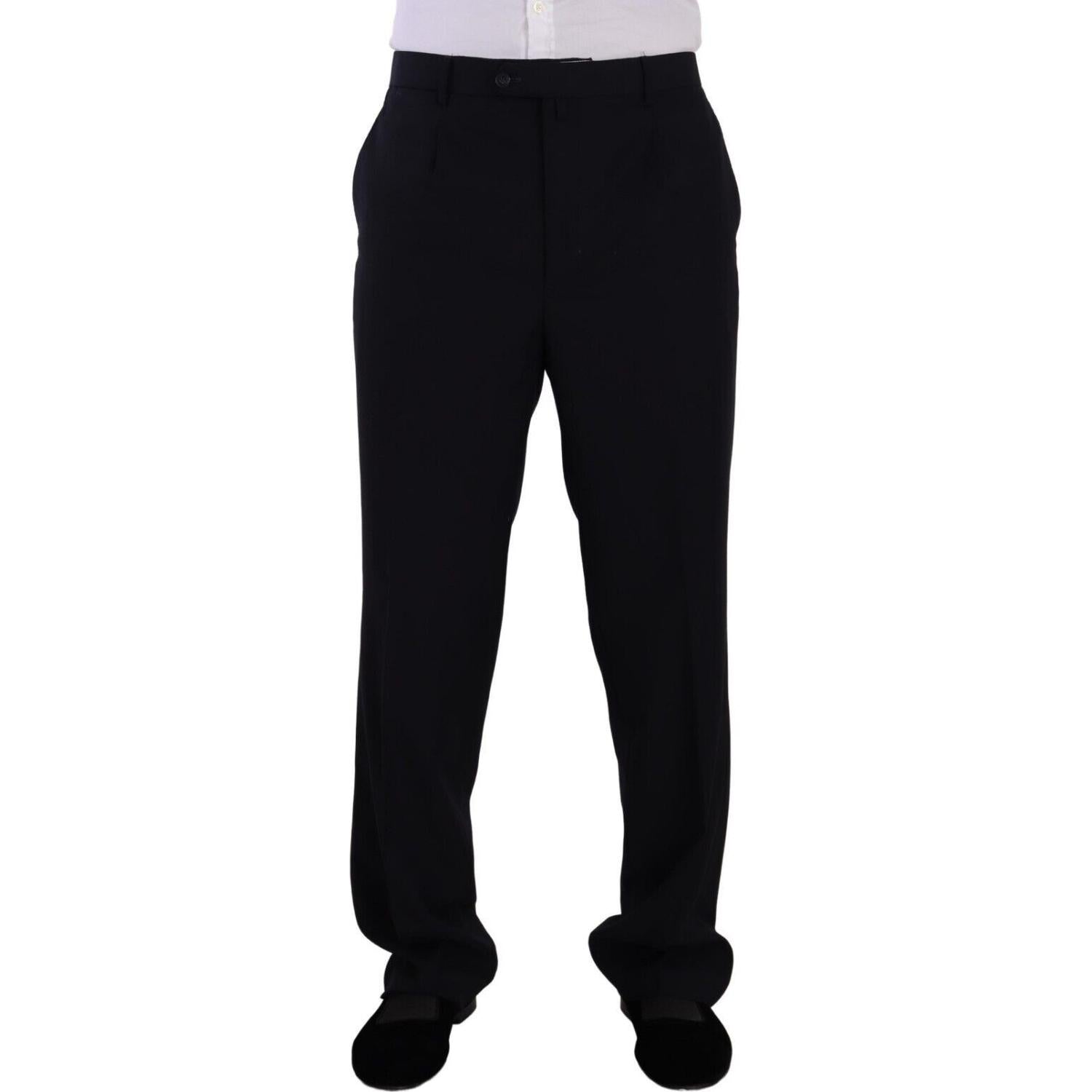 طقم بدلة أنيقة مكون من قطعتين باللون الأسود من تصميم دومينيكو تاجلينتي