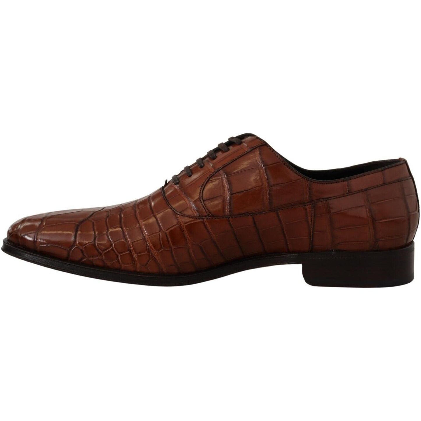 Dolce & Gabbana Elegant Exotic Crocodile Leather Formal Shoes Dolce & Gabbana